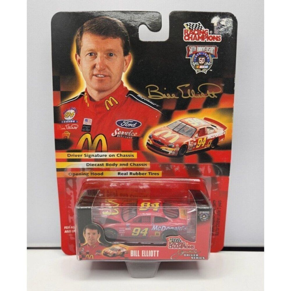 Vintage Racing Champions 50th Anniversary Nascar #94 Bill Elliott Ford Diecast